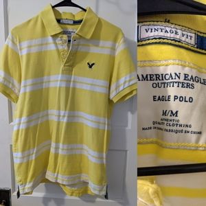 American Eagle yellow polo